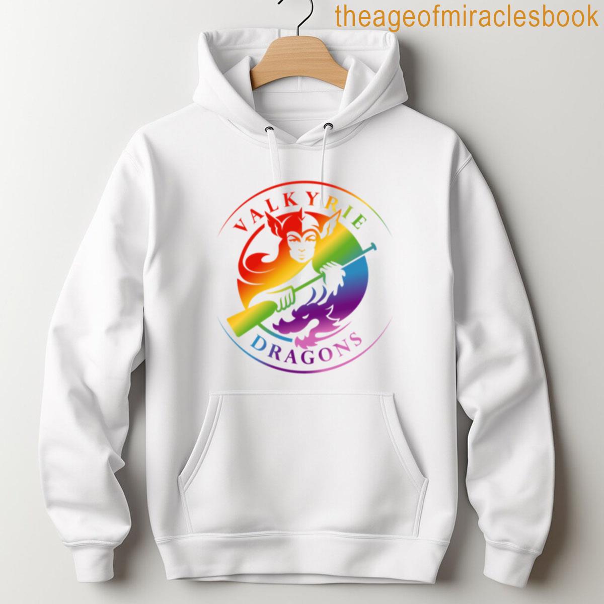Alternative view of Valkyrie Pride Circle Logo T-shirt