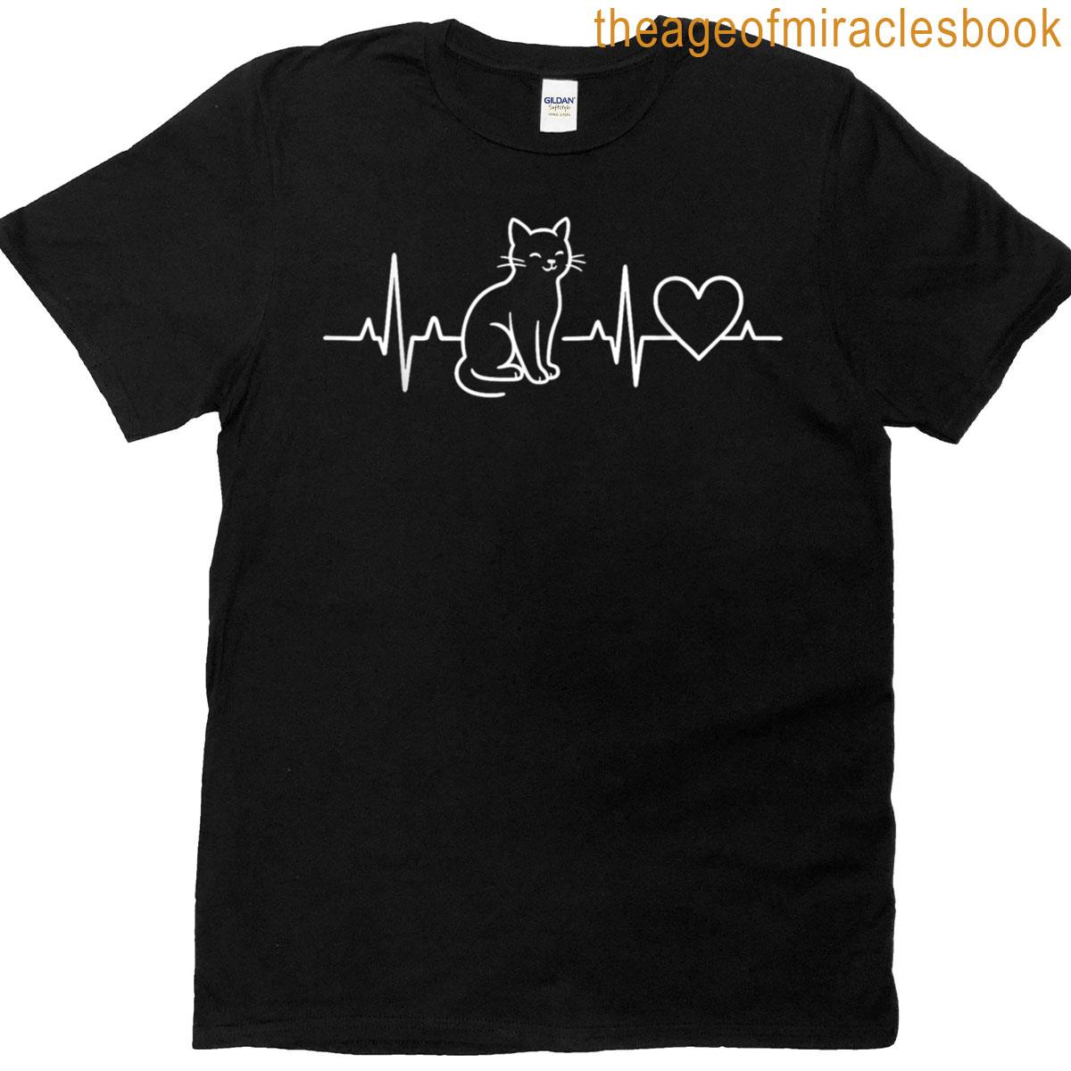 Cat Heartbeat Kitten T-shirt
