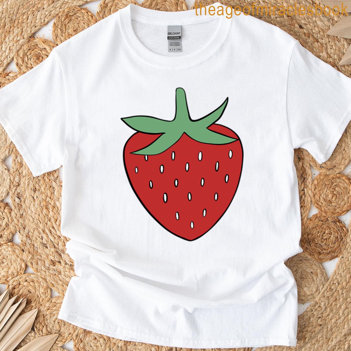 Cute Red Strawberry Oversized T-shirt