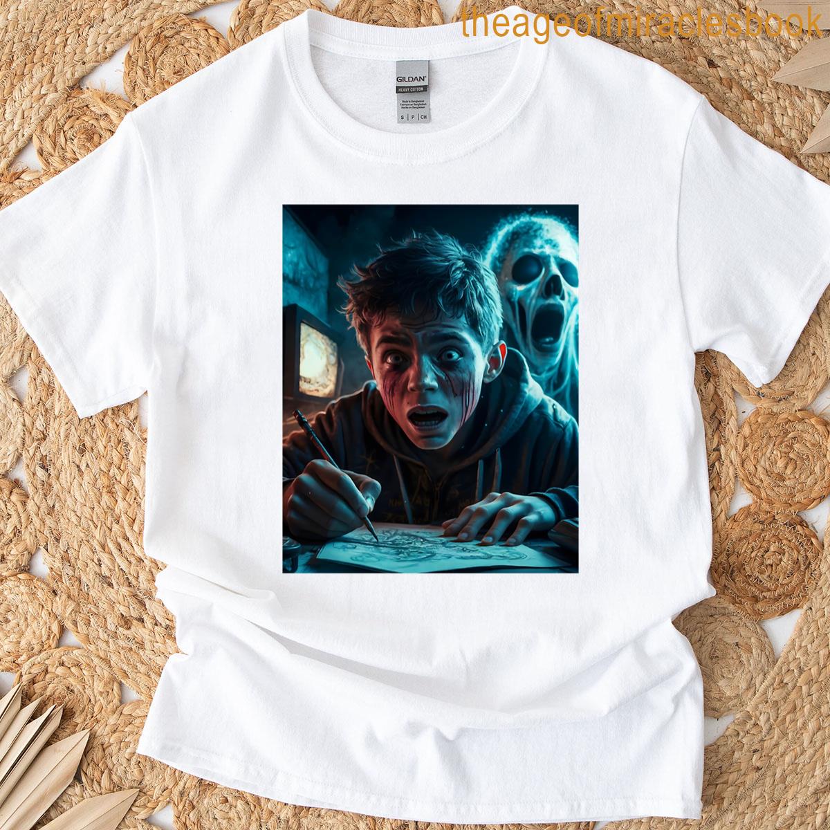Frightened Artistic Vision Graphic T-shirt
