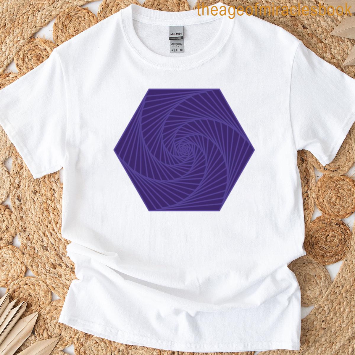Geometric Hexagon Pv Oversized T-shirt