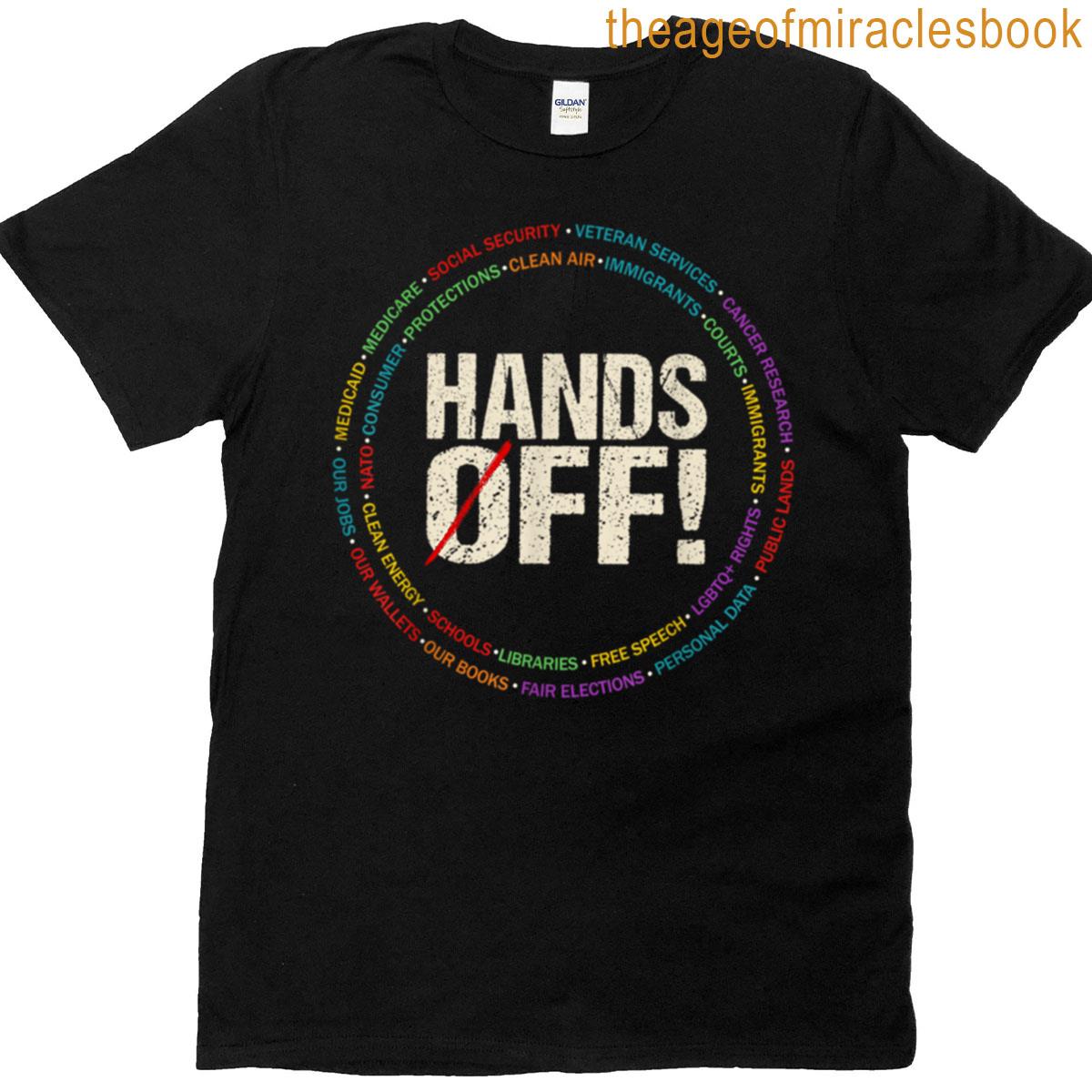 Hands Off Protest Social Security And Medicare Protest T-shirt
