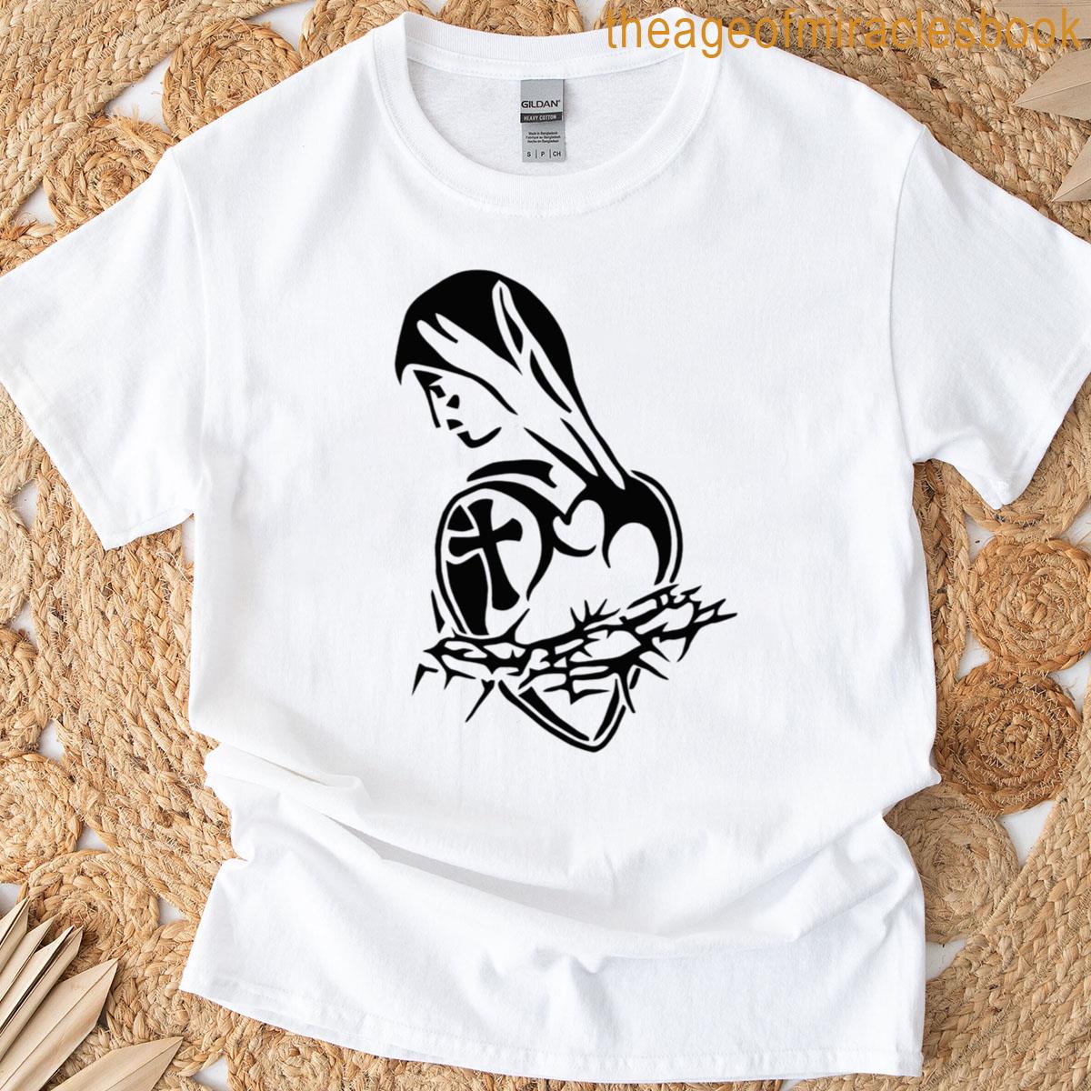 Madonna With Heart Oversized T-shirt