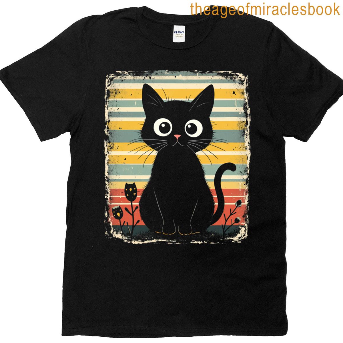 Playful Cat Stripes T-shirt