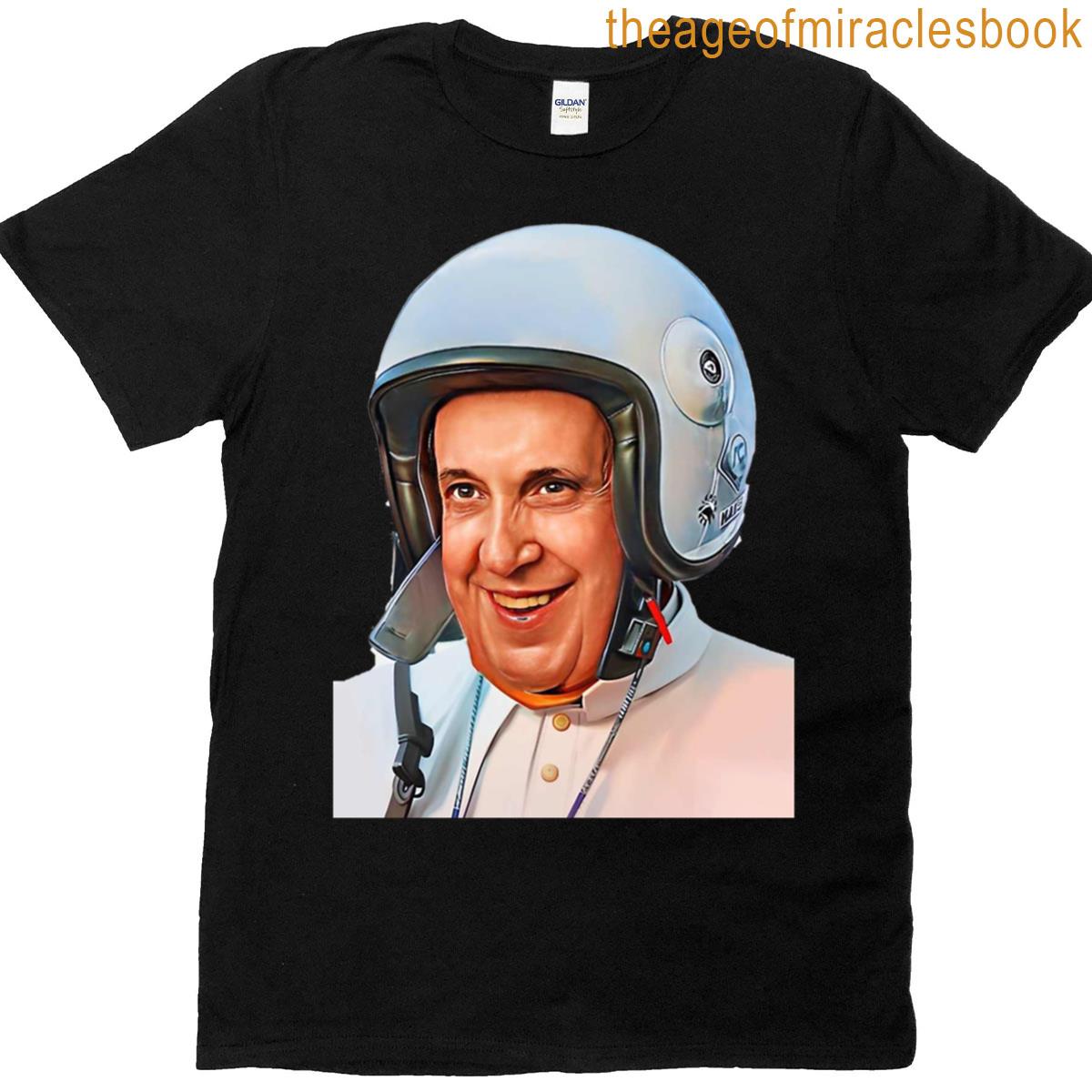 Pope In Helmet Oversized T-shirt
