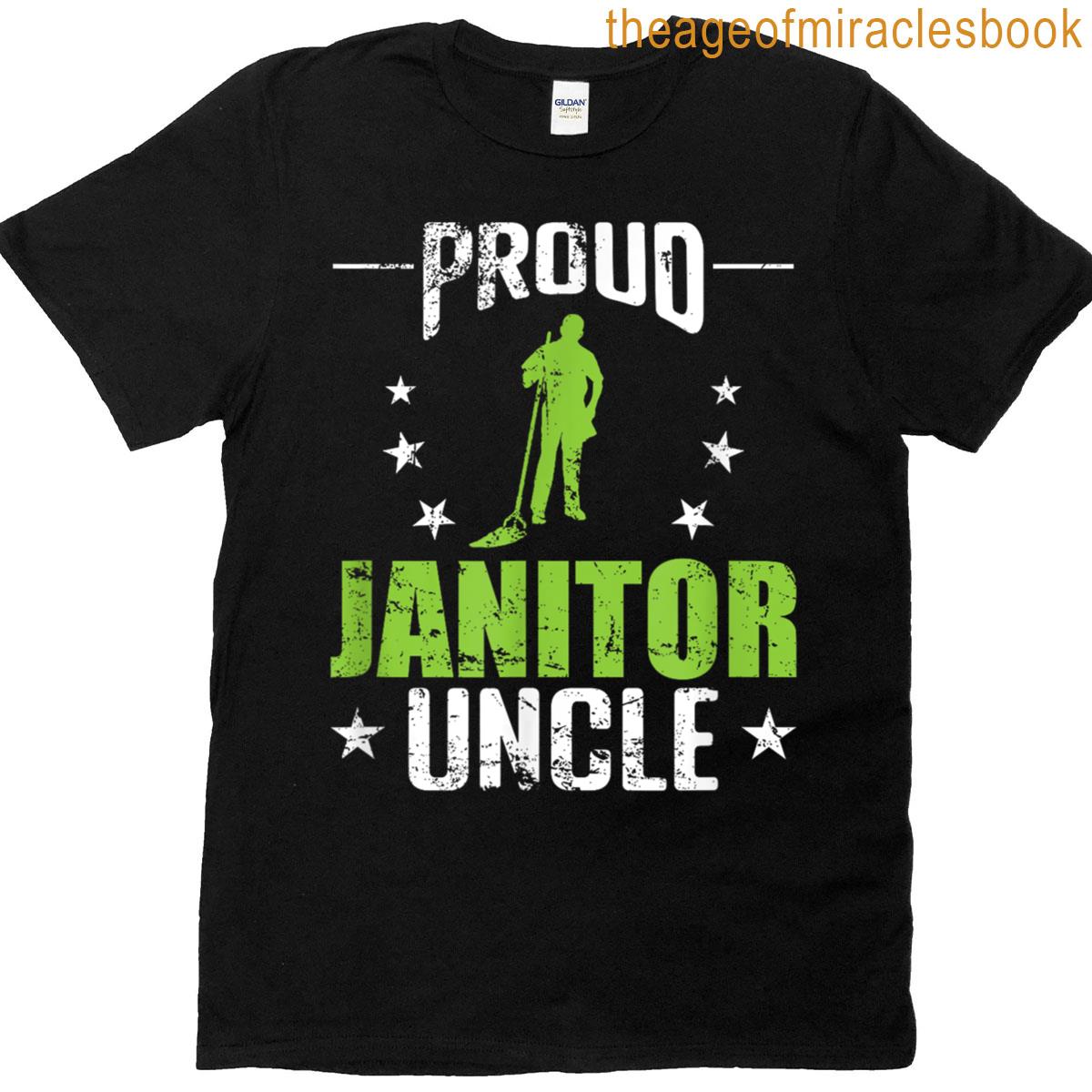 Proud Janitor Uncle Custodian Pride T-shirt