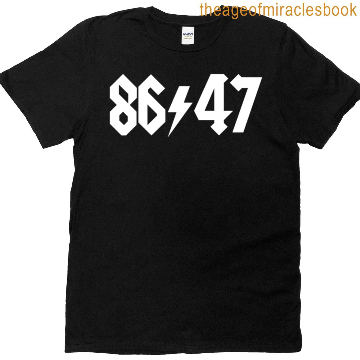8647 – White Lightning Bolt T-shirt