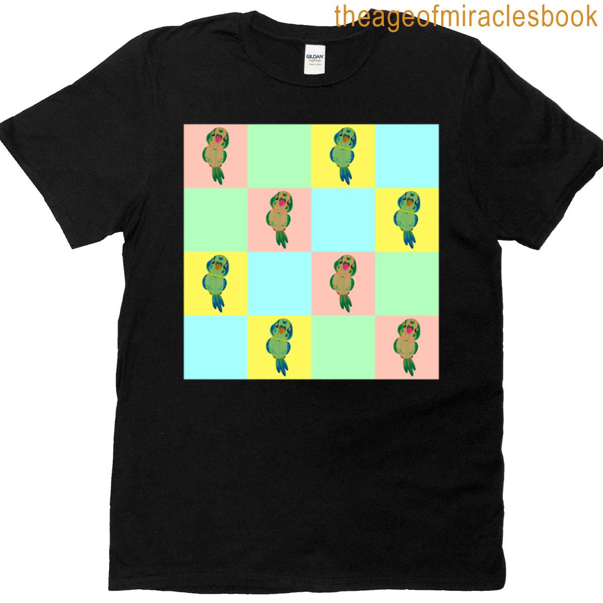 Adorable Bird Illustration Tee Active T-shirt