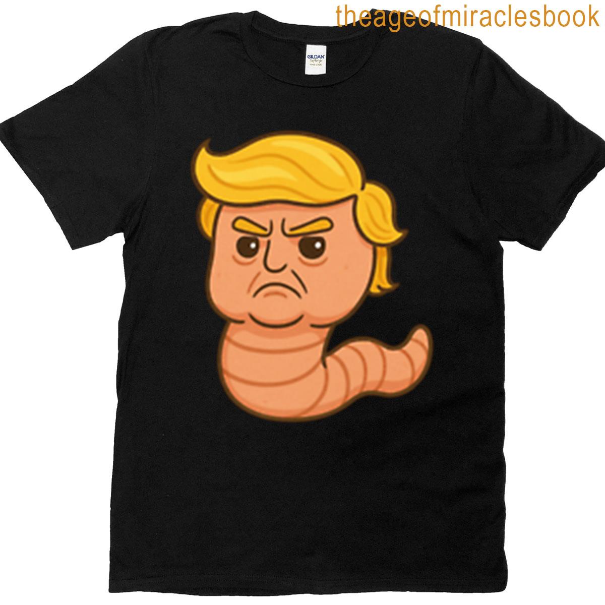 Angry Trump Worm Sticker – Orange Cheeto T-shirt