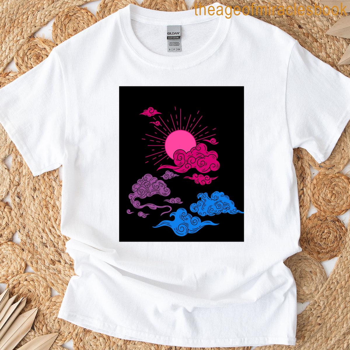 Bi Sun And Clouds Bisexual Pride Graphic T-shirt