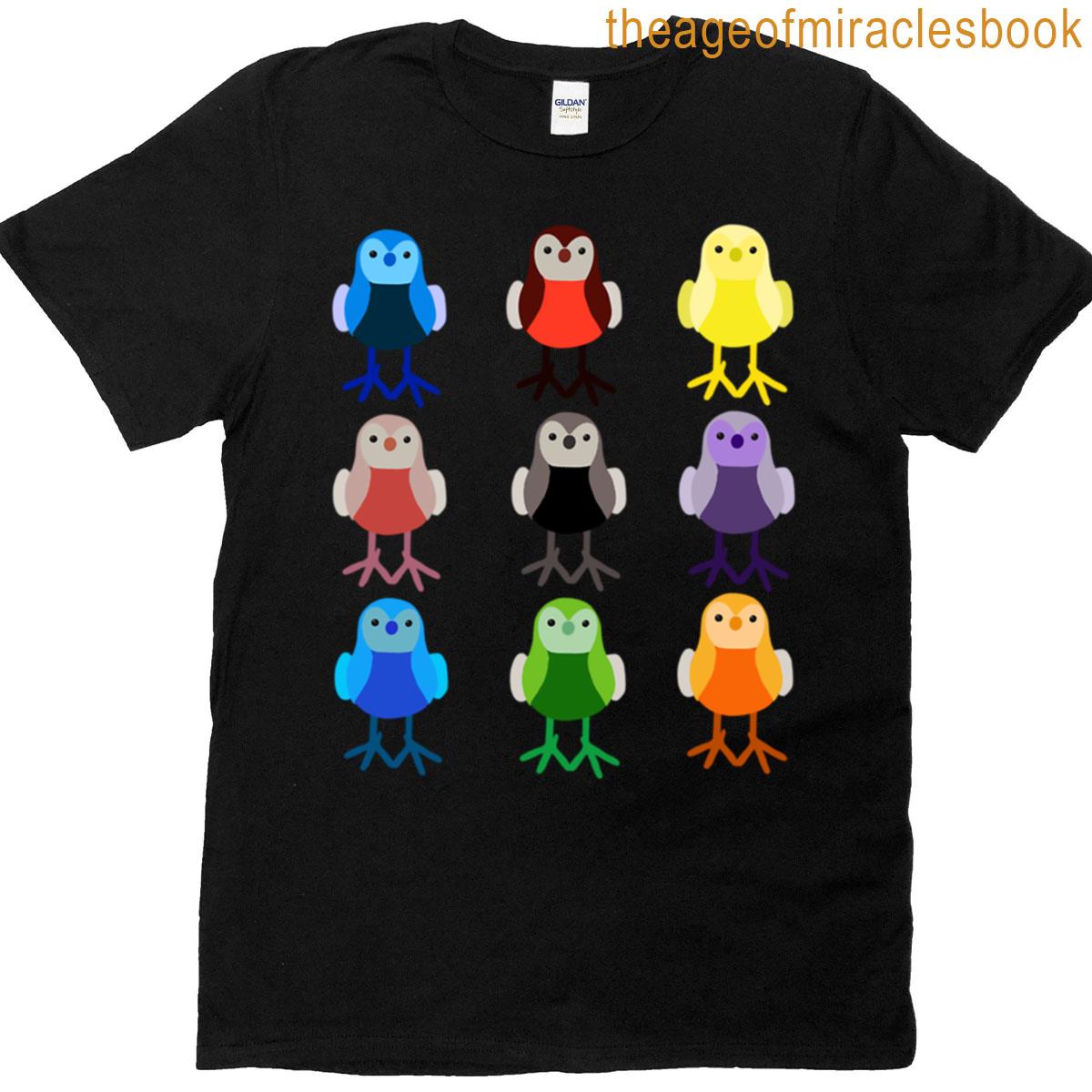 Colorful Target Bird Rainbow T-shirt