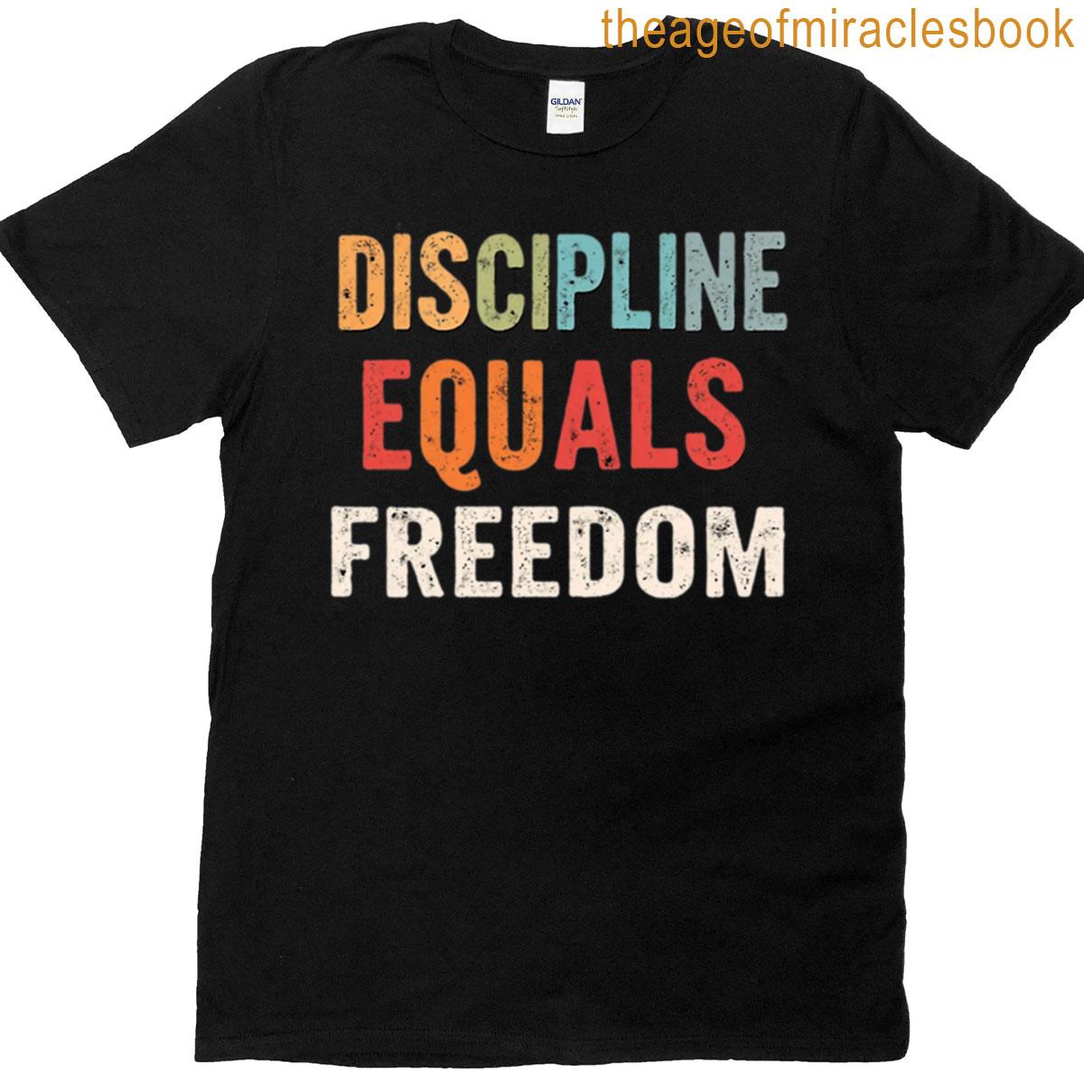 Discipline Equals Freedom Oversized T-shirt