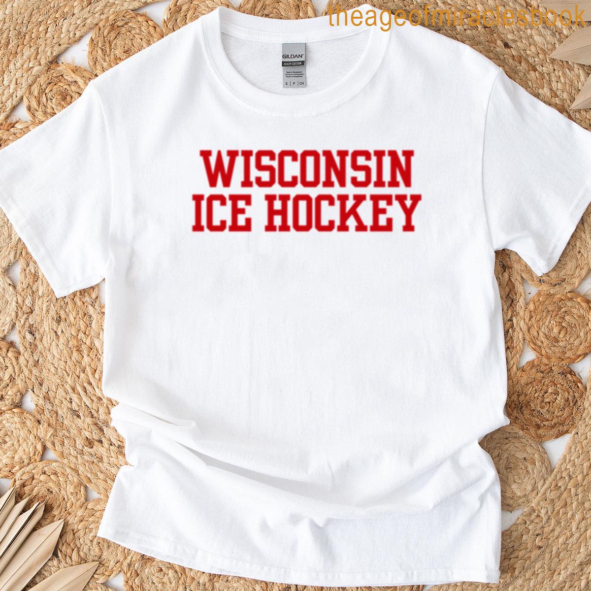 Ice Hockey Wisconsin Oversized T-shirt