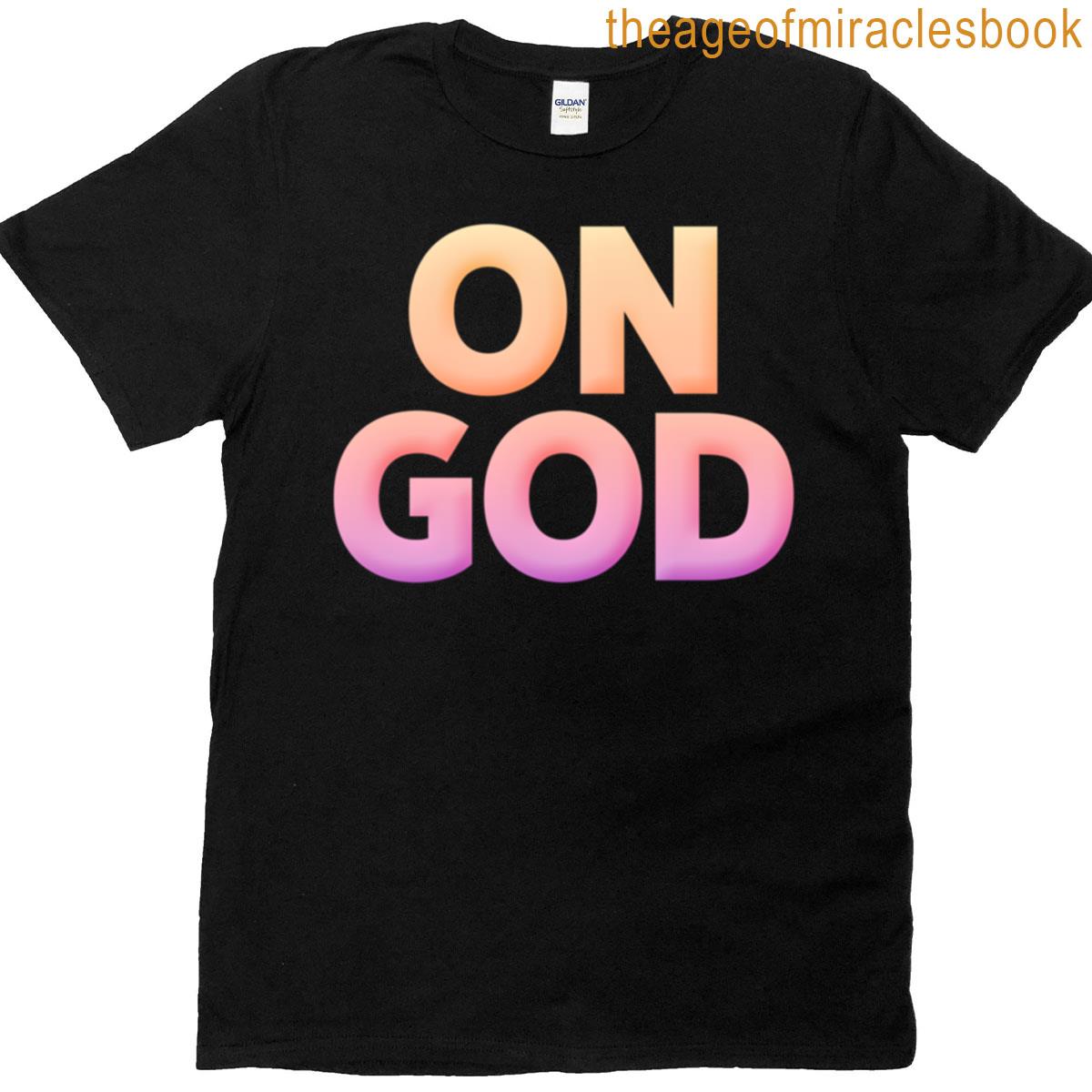On God In Pastel Gradient T-shirt