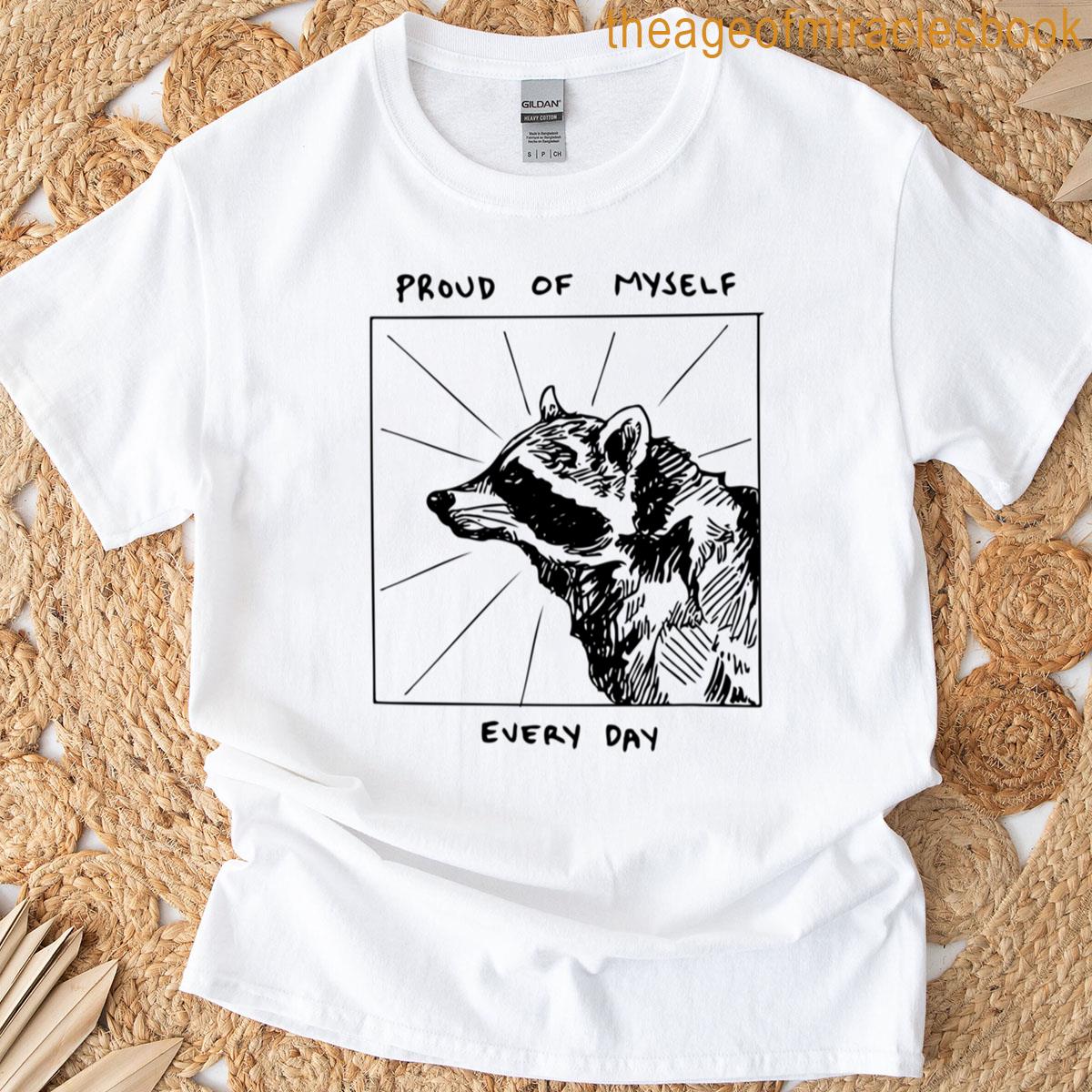 Proud Every Day Black Print T-shirt
