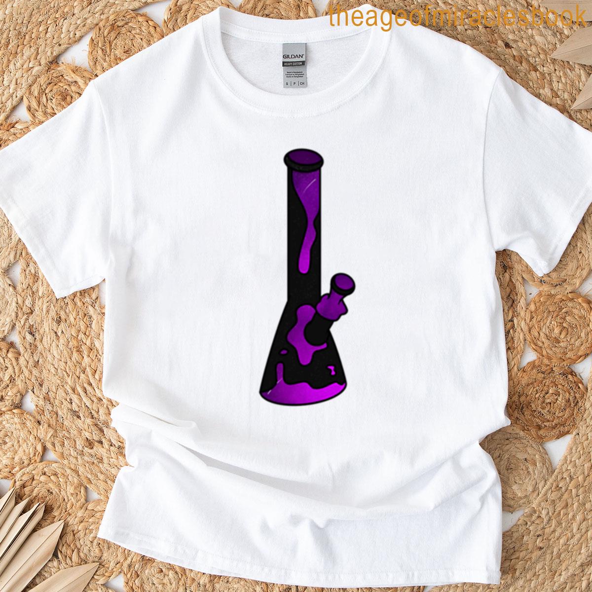 Purple Galaxy Lava Bong T-shirt