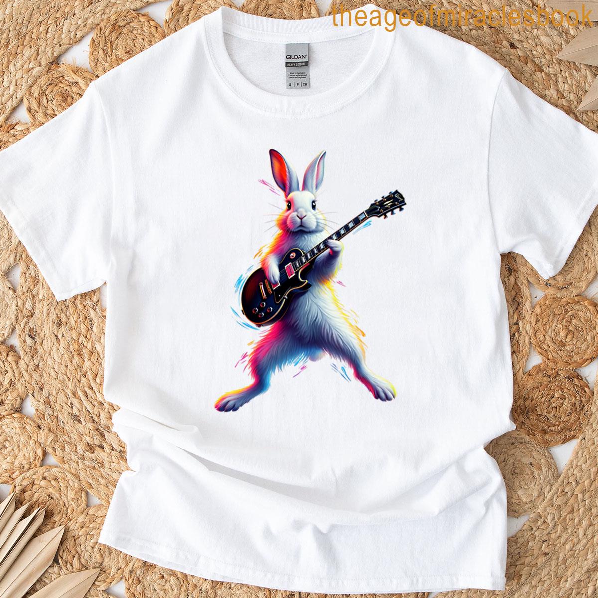 Rabbit On Guitar T-shirt