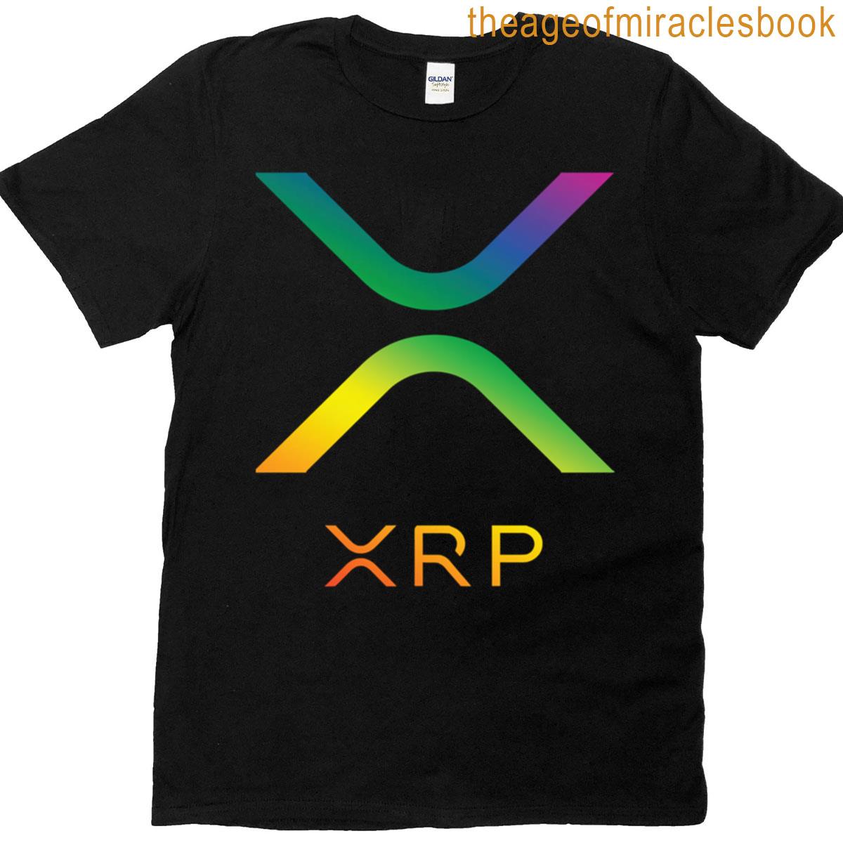 Rainbow Gradient Xrp Ripple New Logo T-shirt