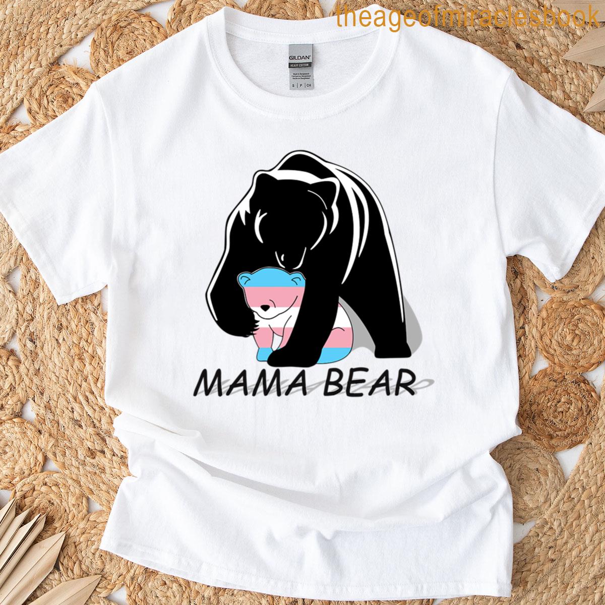 Transgender Pride Mama Bear T-shirt
