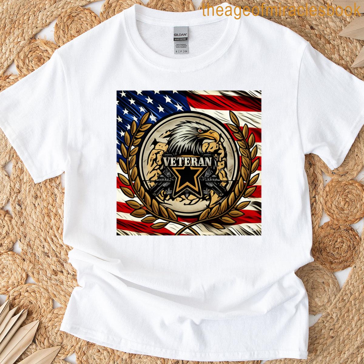 American Vet Eagle Large T-shirt