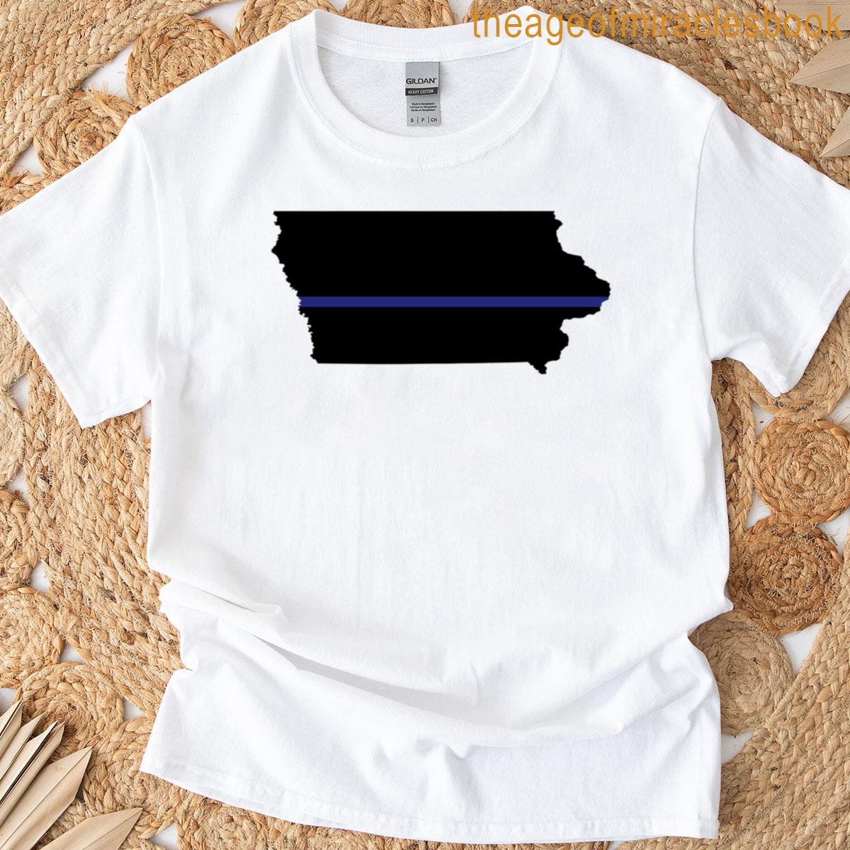 Iowa Thin Blue Line T-shirt