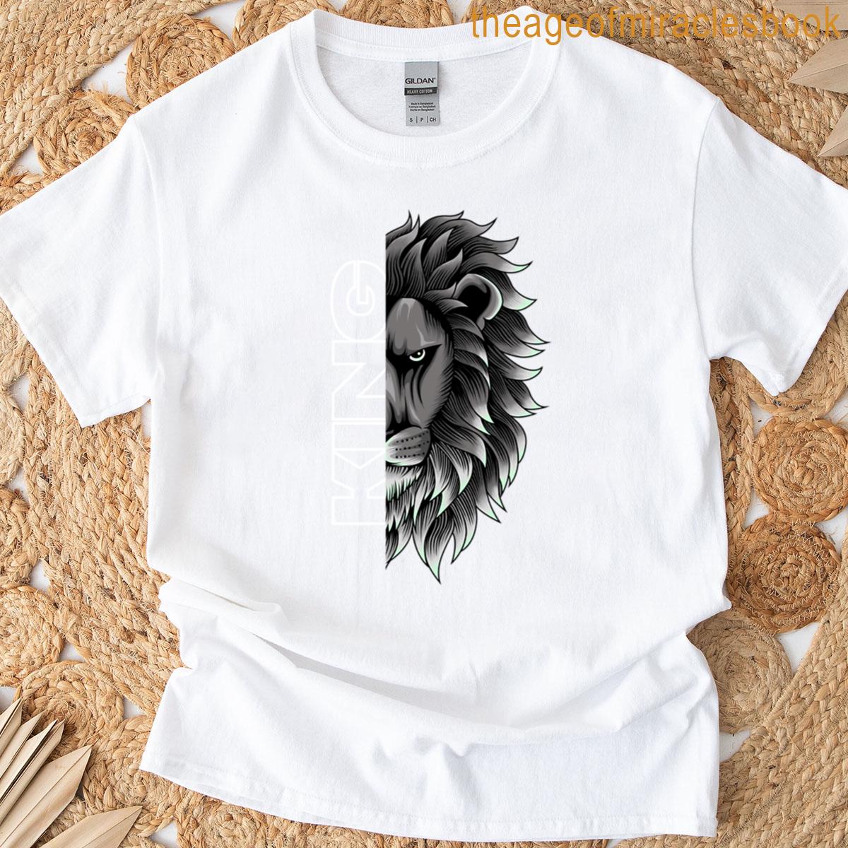 King Lion White Leader T-shirt