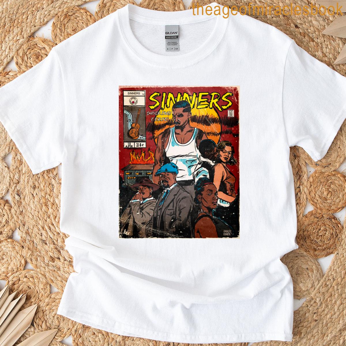 Sinners Vintage Art T-shirt
