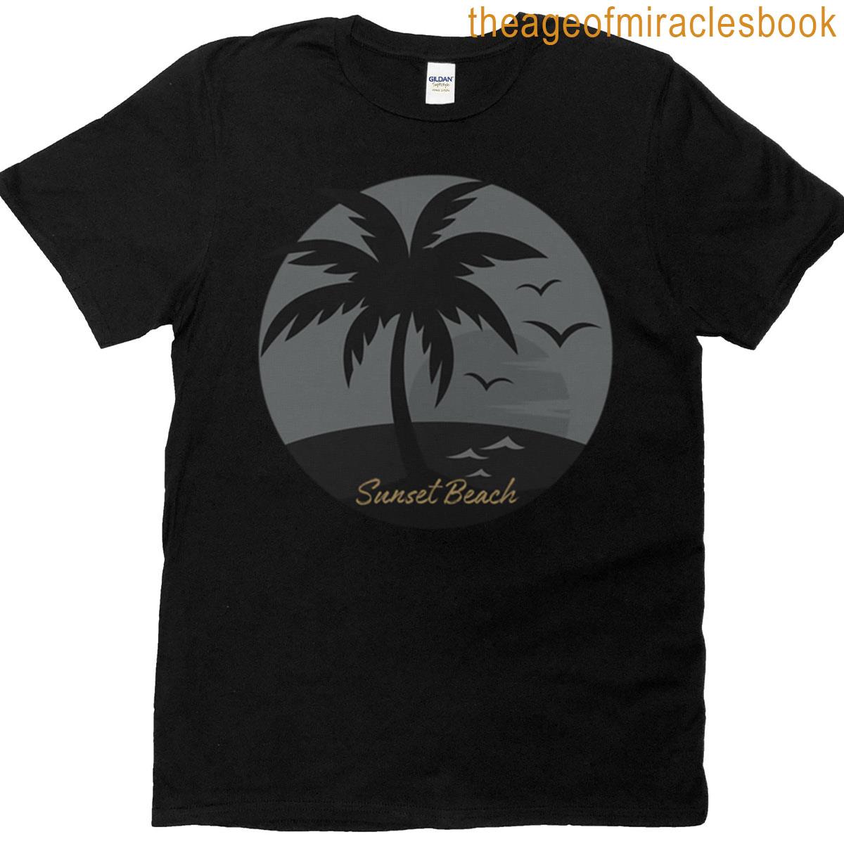 Sunset Beach Spirit Graphic Tee T-shirt
