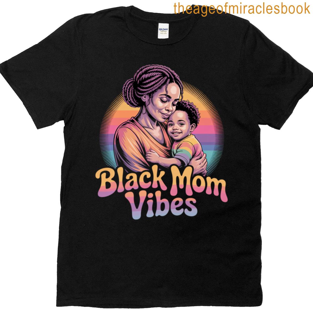 Black Mom Vibes Oversized T-shirt Black Mom Vibes Oversized T-shirt