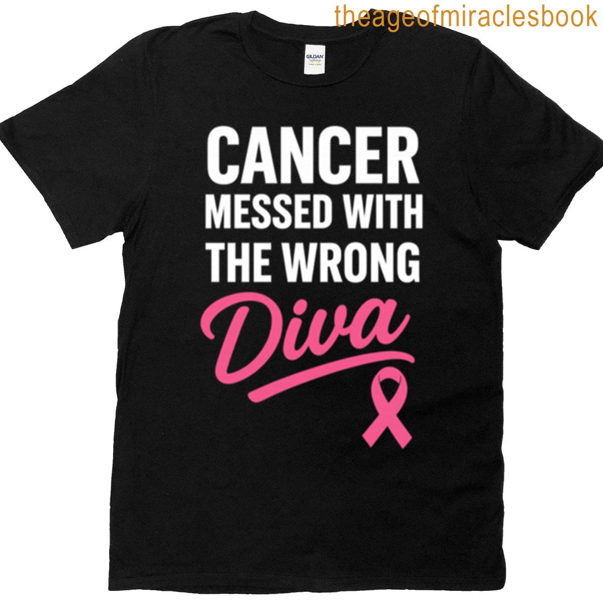 Cancer Tee For Divas Oversized T-shirt