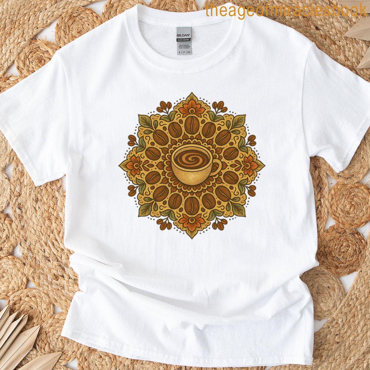Coffee Lovers Mandala Oversized T-shirt