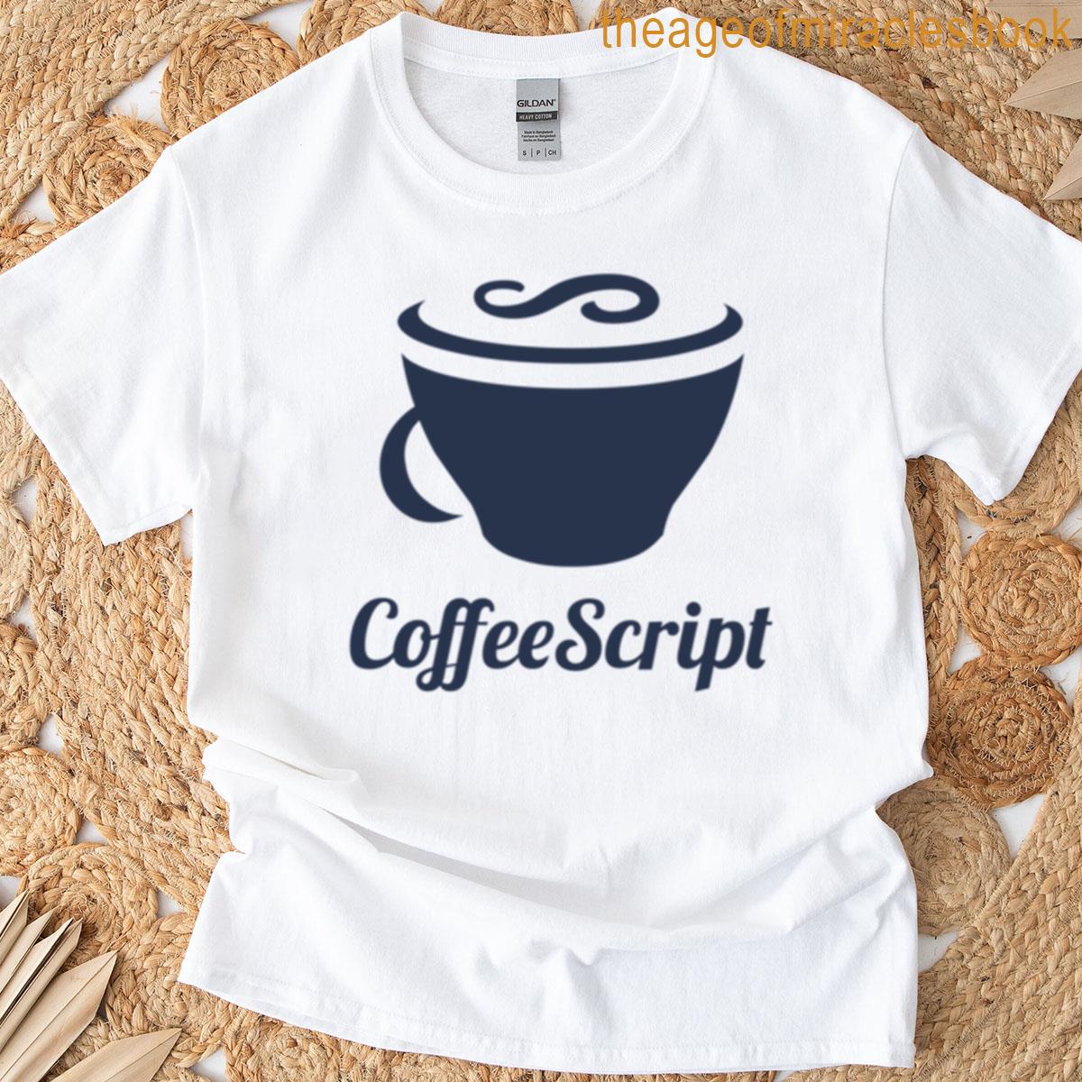 Coffeescript Wordmark Logo T-shirt