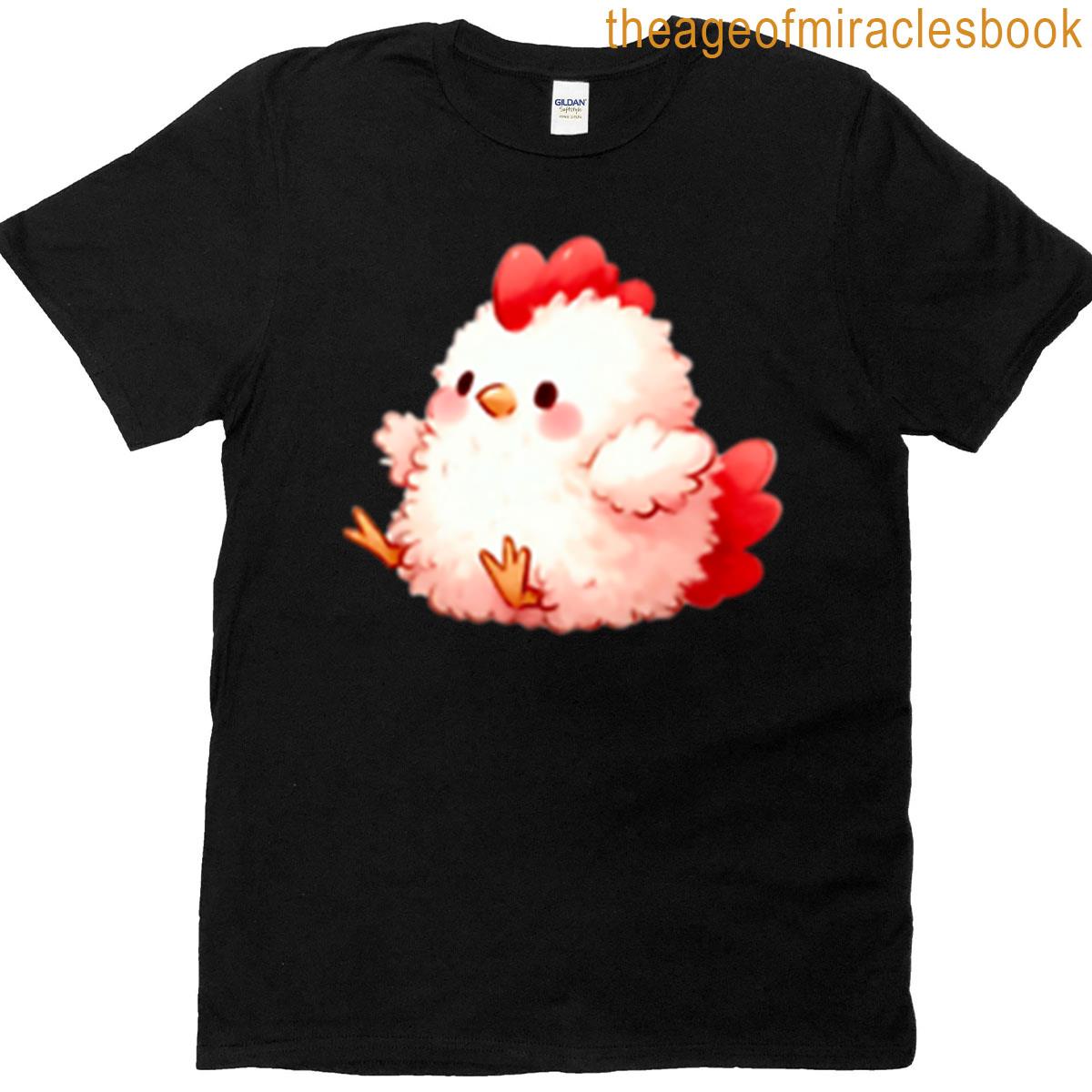 Fluffy Soft White Baby Chick T-shirt