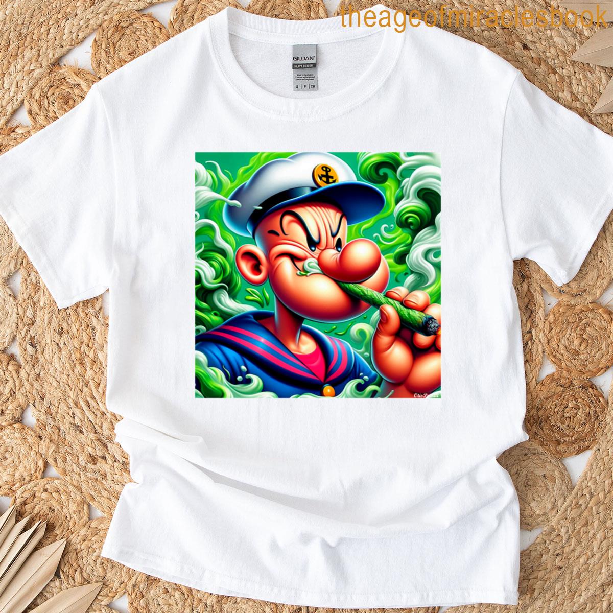 Popeye Smokin 2 Oversized T-shirt
