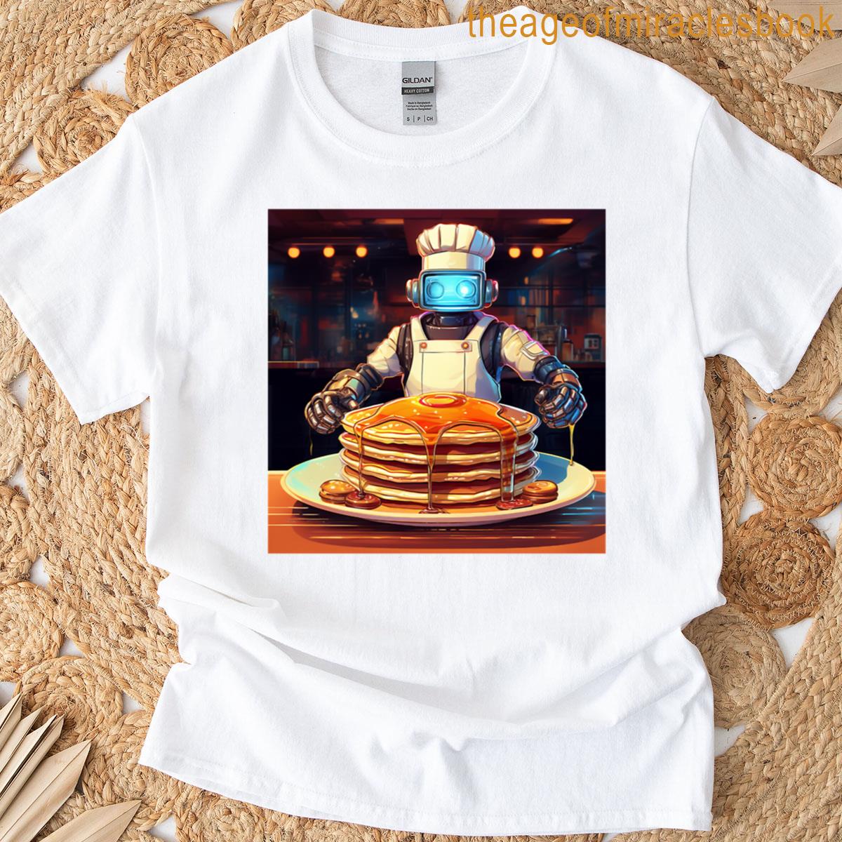 Robot Chef Apparel – Retro Diner Design T-shirt