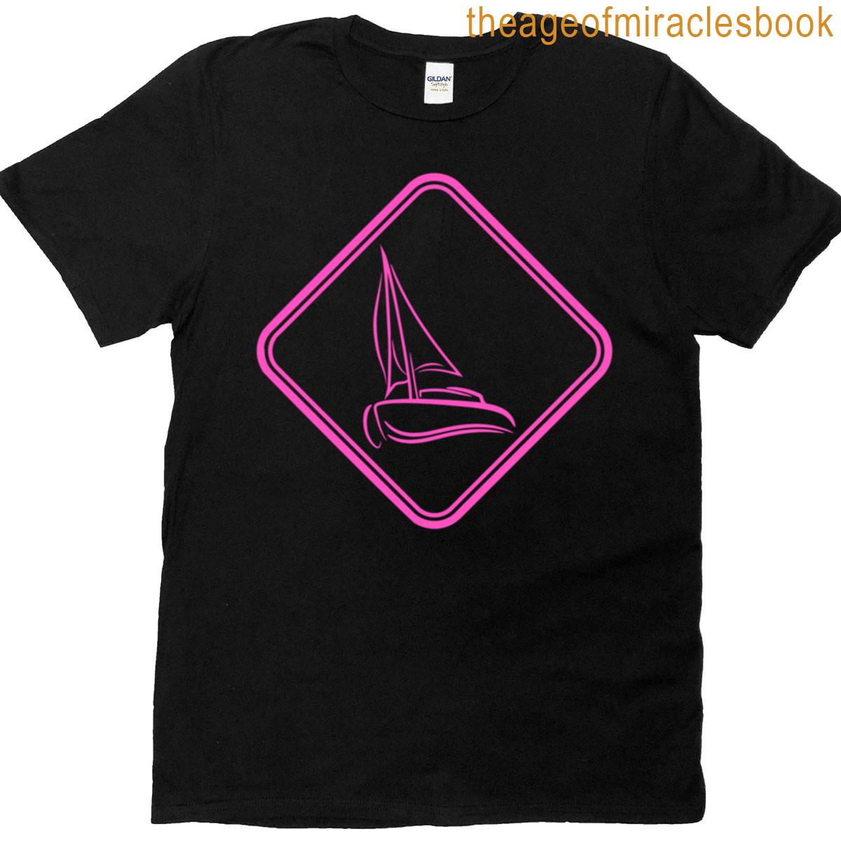 Sailboat Sign Note Caution Warning Symbol Danger T-shirt