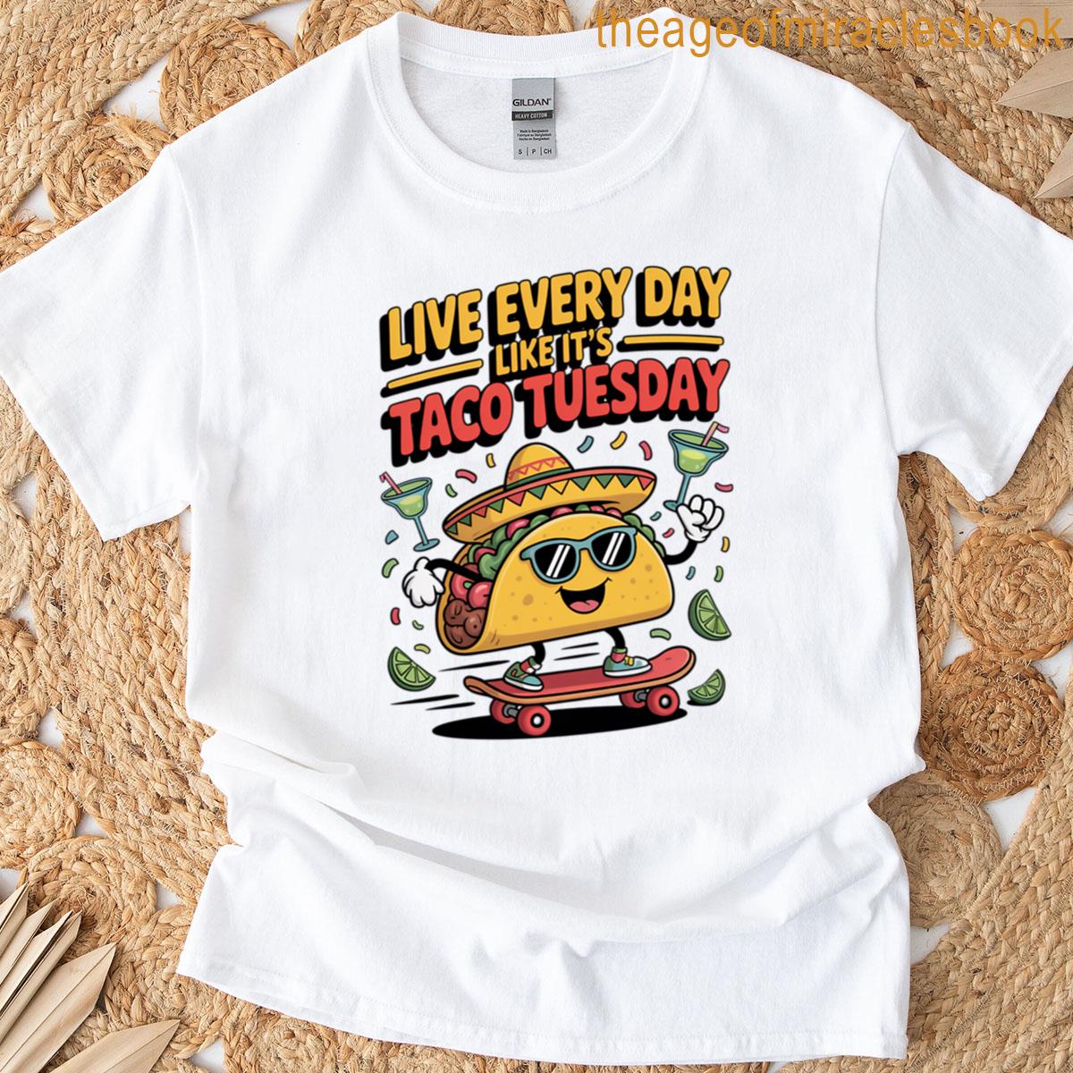 Taco Tuesday Design T-shirt