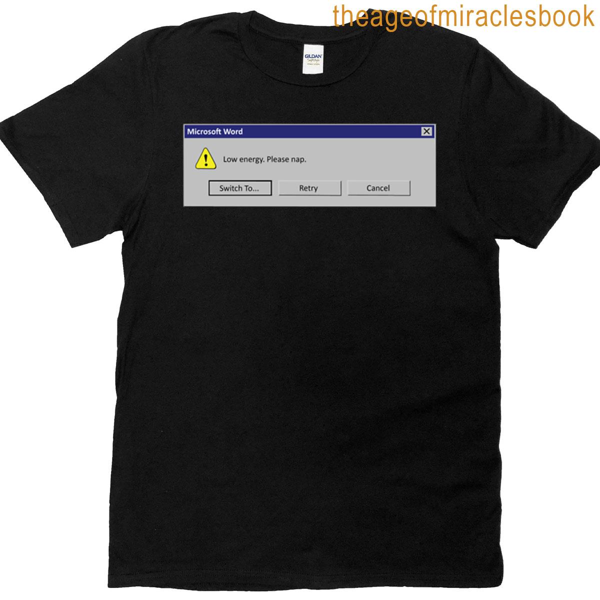 Warning Error Low Energy Premium T-shirt