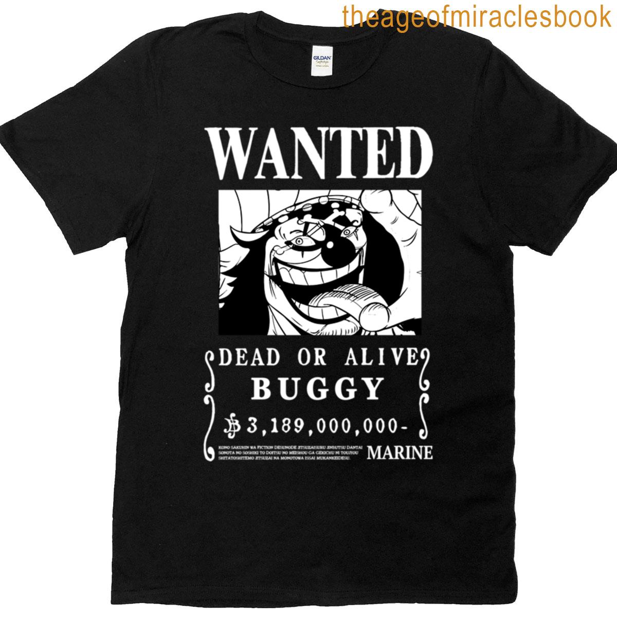 White Ink Wanted Buggy T-shirt