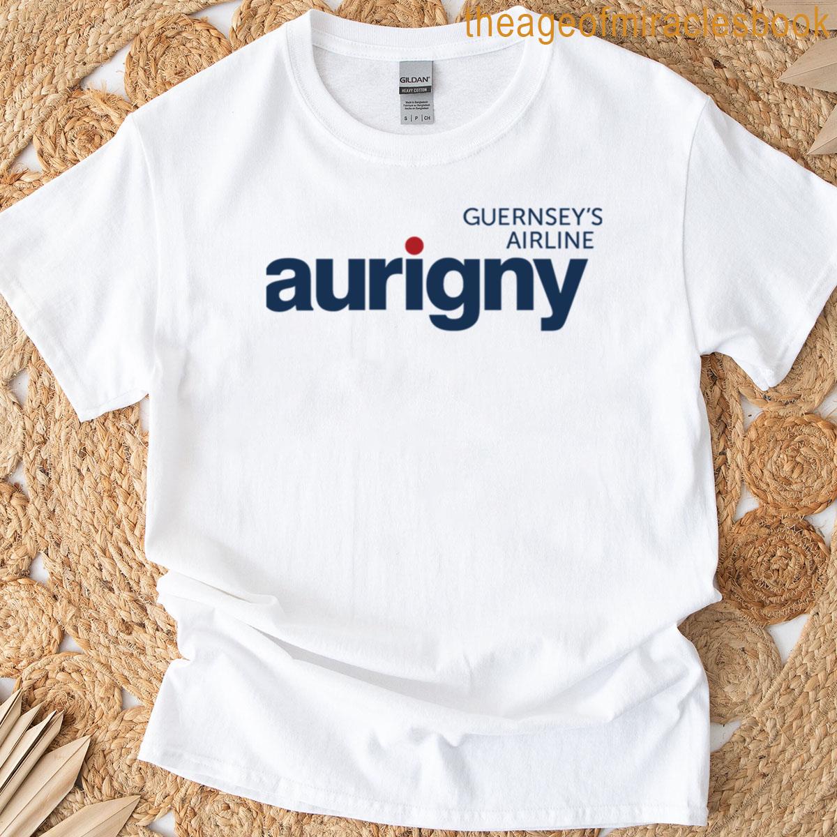 Aurigny Logo Guernseys Airline T-shirt