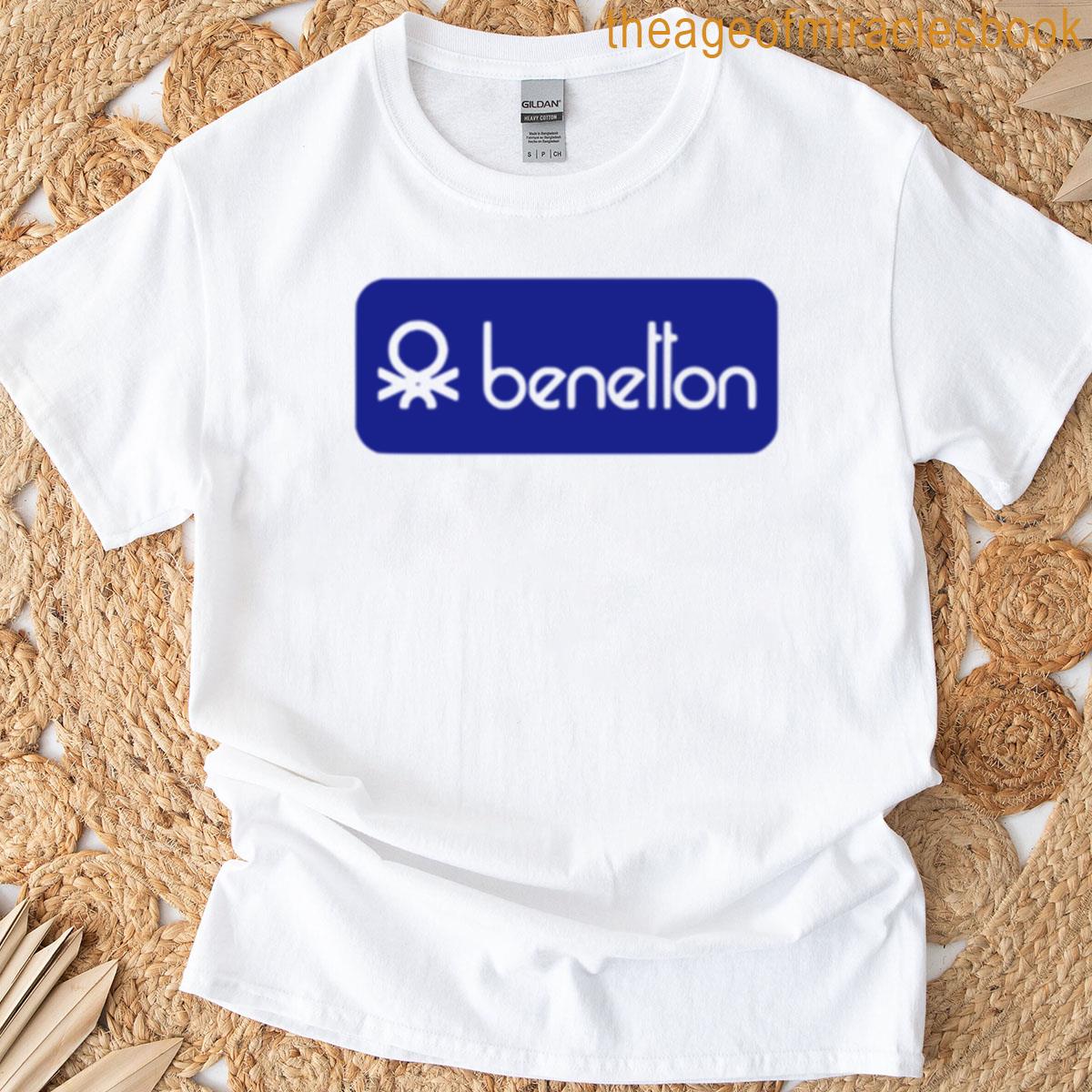 Benetton Blue Logo T-shirt