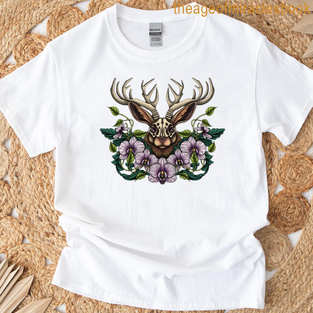 Orchid Jackalope T-shirt