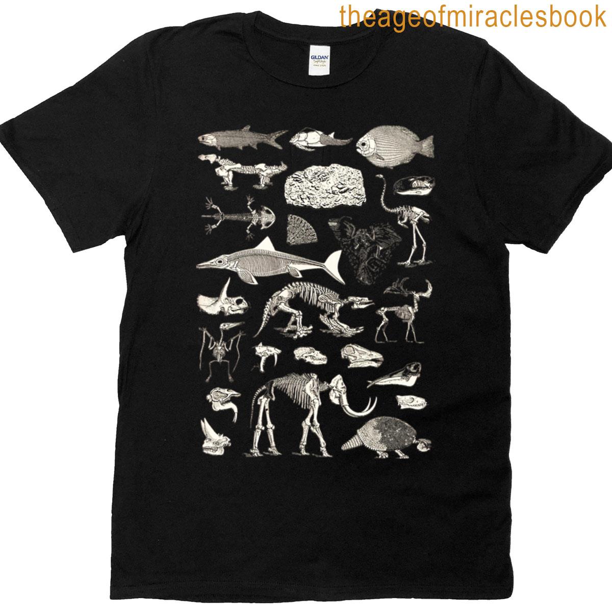 Paleontology Illustration T-shirt