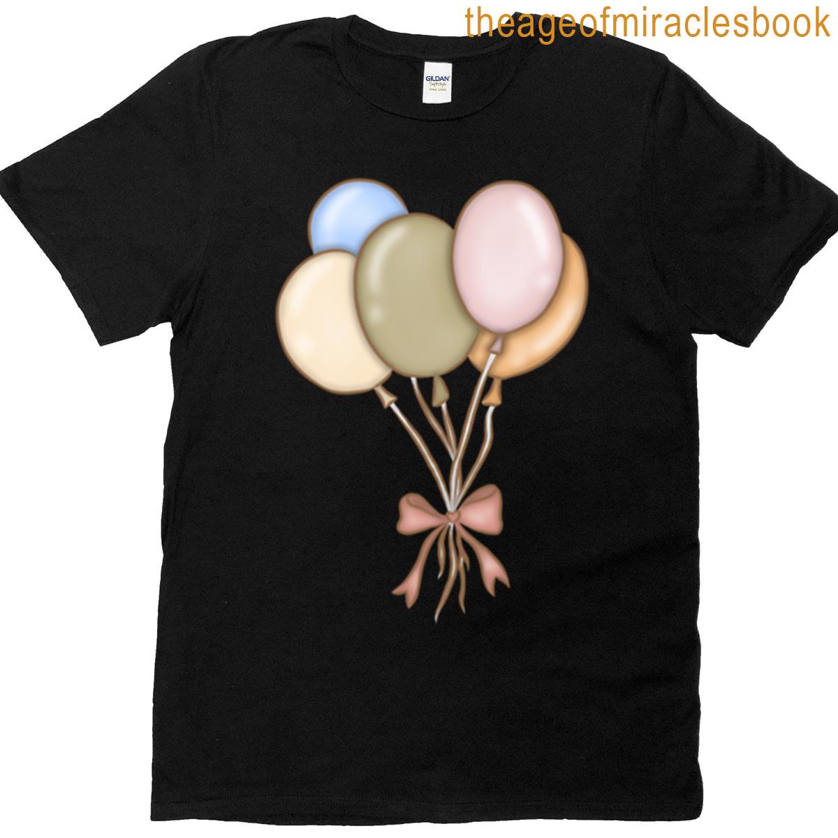 Pastel Balloons Bouquet T-shirt