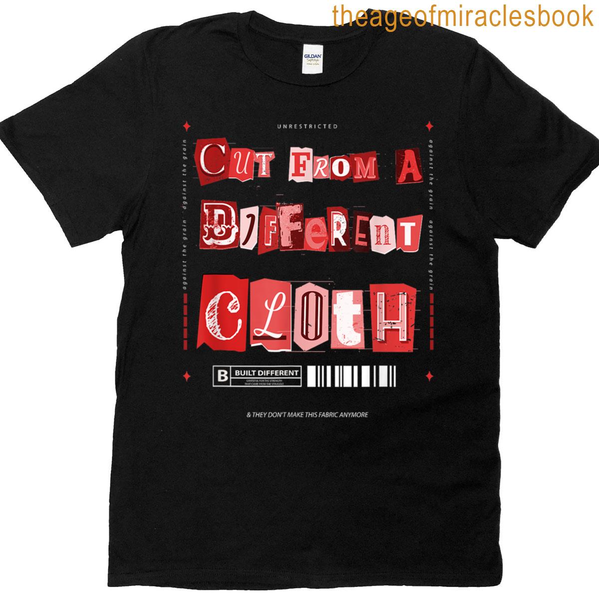 Red Cut From A Different Cloth Red Graphic T-shirt