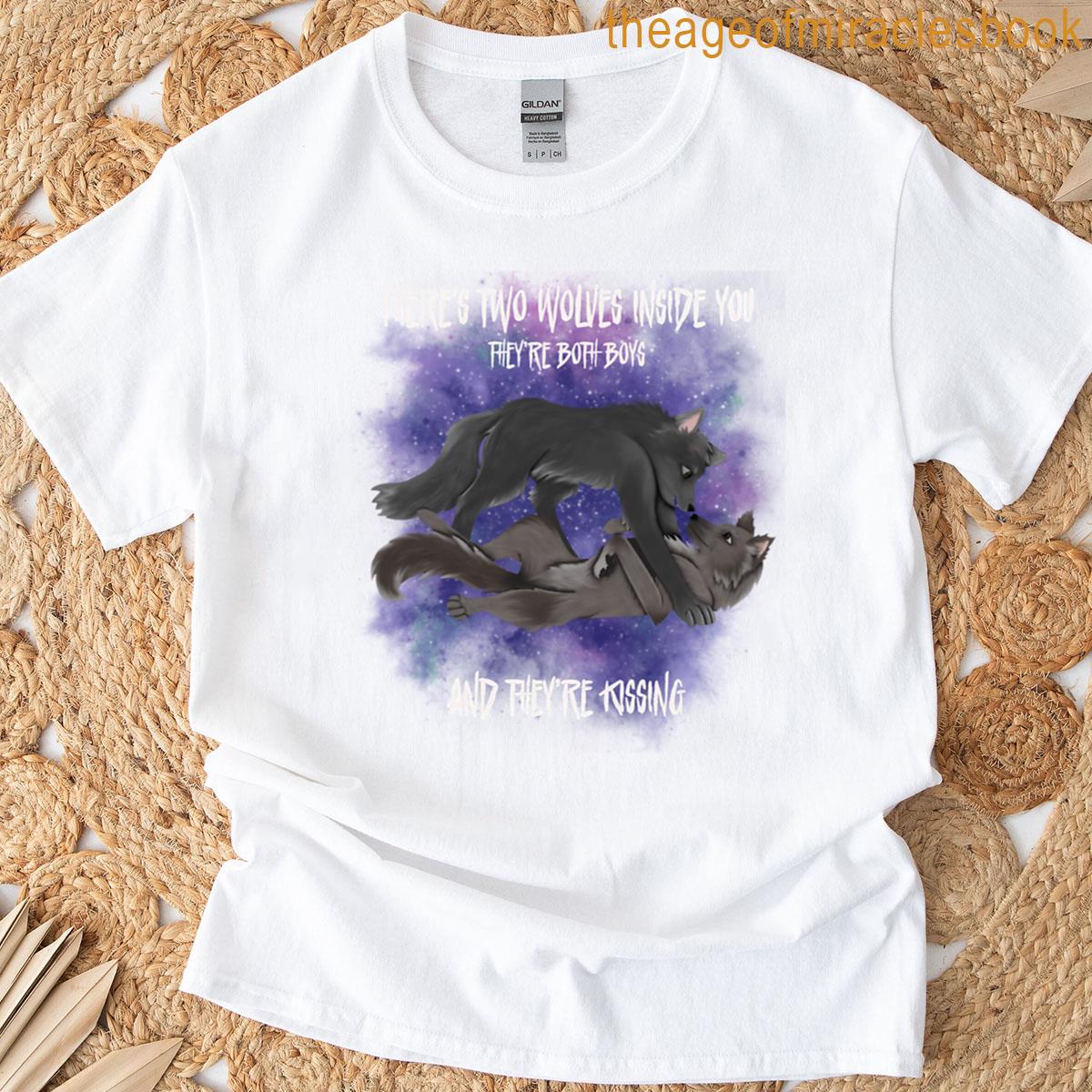 Theres Two Wolves Inside You T-shirt