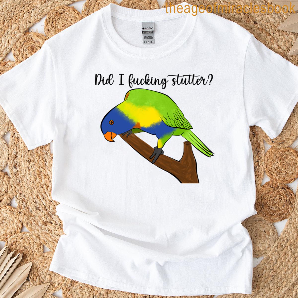 Birds With Threatening Auras Lorikeet Oversized T-shirt