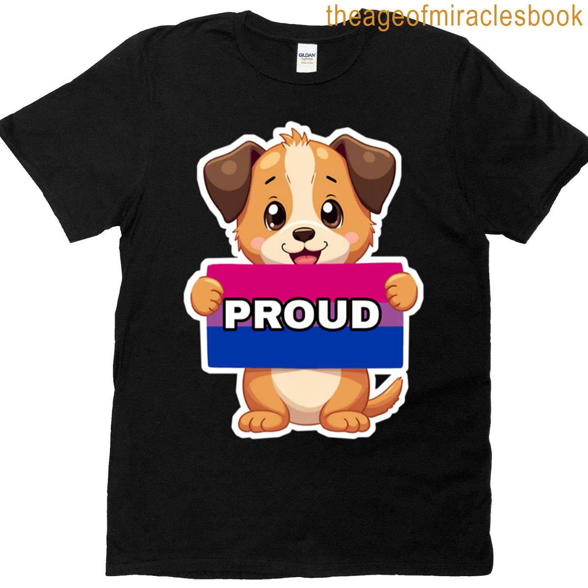 Bisexual Pride Puppy T-shirt