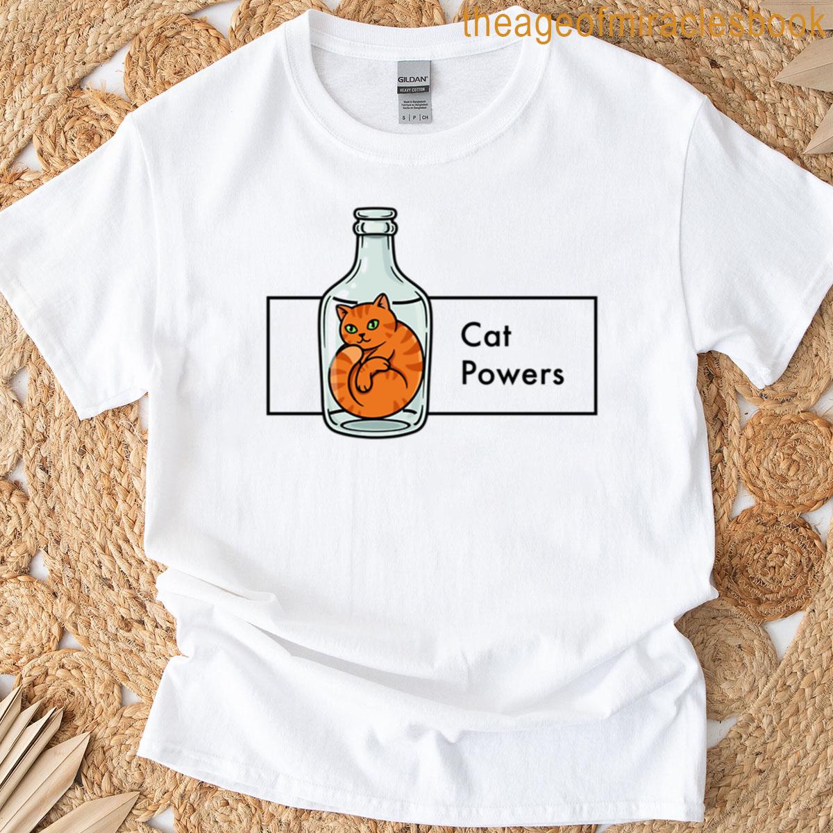 Cat Powers Bottled Ginger Cat Oversized T-shirt