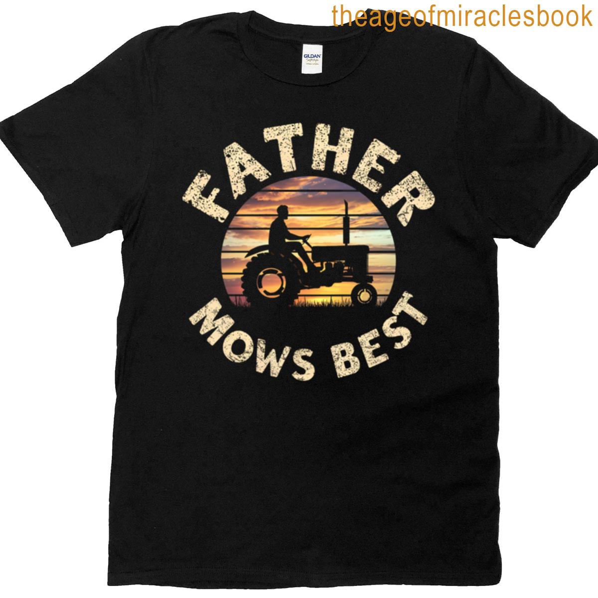 Father Mows Best Oversized T-shirt